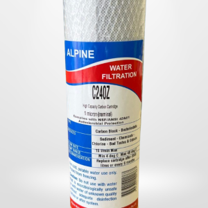 Alpine 1-micron Bacteriostatic Carbon Water Filter Cartridge