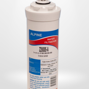 Alpine Replacement Water Filter Cartridge for ZIP 28001, 28002, 28004, 28005